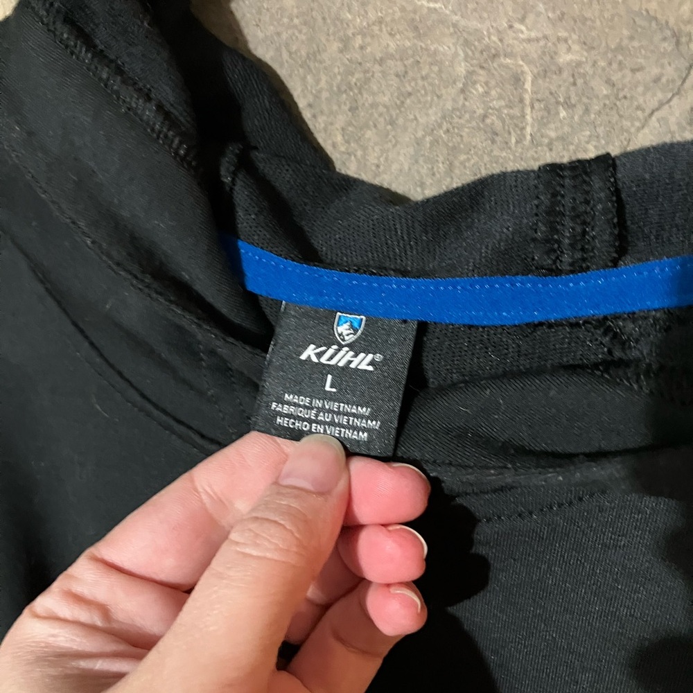 Kuhl Black Hoodie style 7275 - Picture 3 of 8
